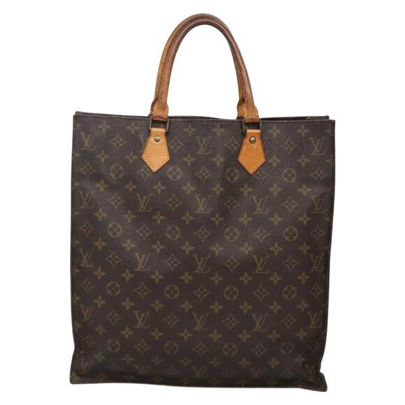 LOUIS VUITTON Monogram Sac Plat Hand Bag M51140 - Picture 3 of 12